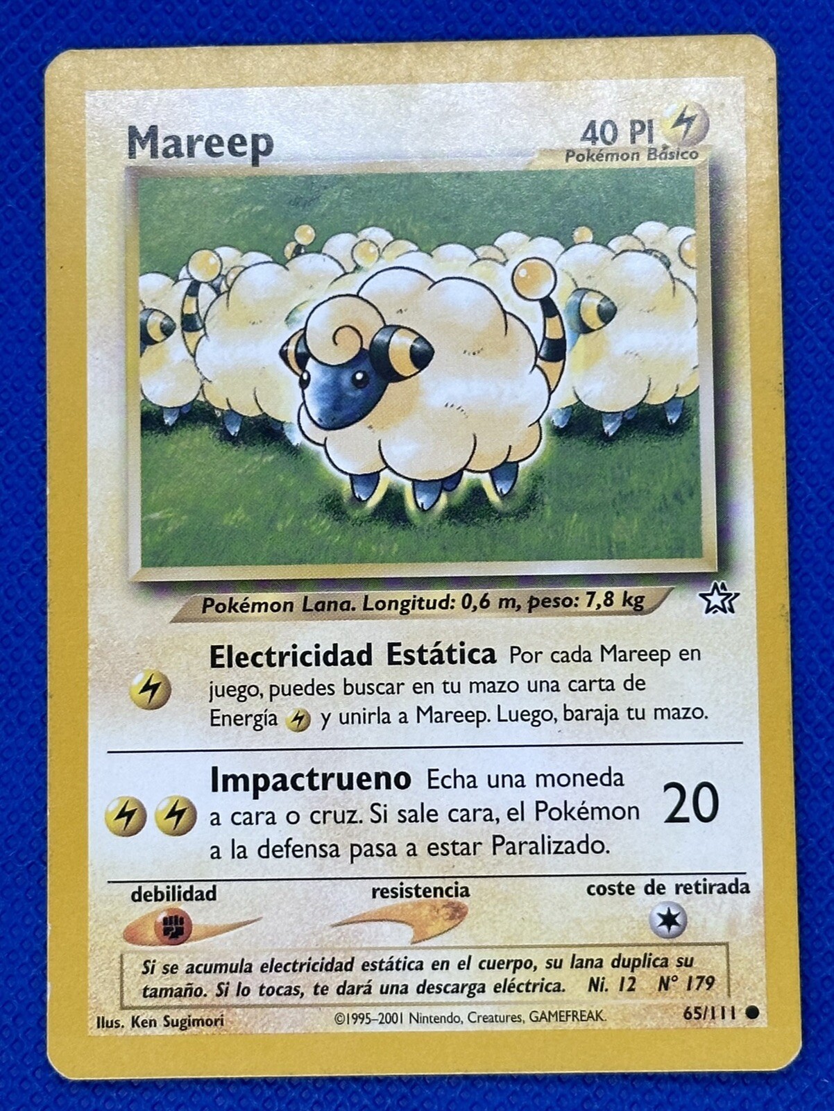 Pokémon Card - MAREEP - 65/111 - Neo Genesis - Common !!!