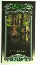 #MWML-7 The Swamp 2020 Topps Allen & Ginter Where Monsters Live Mini