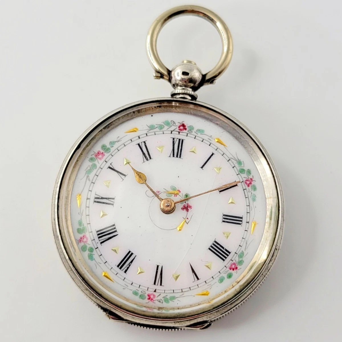 Silver pocket watch best sale value