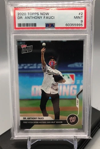 2020 Topps Now - Dr. Anthony Fauci #2 - PSA 9 NM/M! - OWN A PIECE OF HISTORY!!🔥