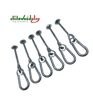 6no M10 x 100mm Climbing Frames Garden swing Hooks Hangers Offer Price