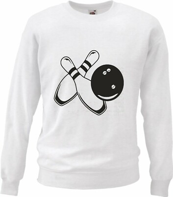 Sweatshirt BOWLING KEGELN BOWLINGSKUGEL BÖSER Smile KEGELABEND BOWLINGSABEND