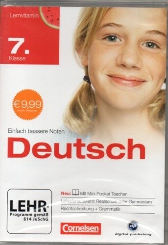 Cornelsen - Lernvitamin Deutsch Klasse 7 - Realschule und Gymnasium - PC Softwar - Bild 1 von 2