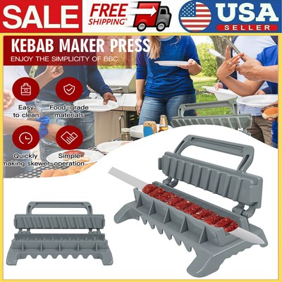 Kebab Press Mold Maker Press Mold Skewers Kebab Maker Tool Machine Outdoor BBQ
