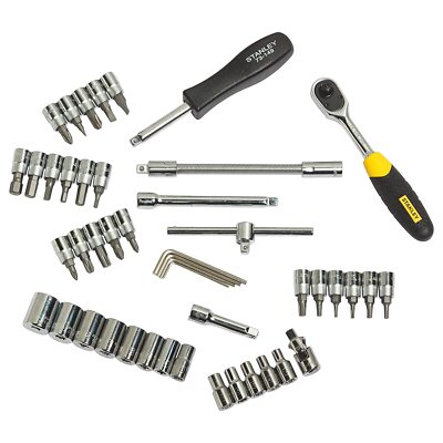 STANLEY STMT72794-8 1/4'' Square Drive Metric Socket Set (46