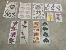 Mrs. Grossman's Flower Sticker Lot Tulips, Trees, Wreath  More