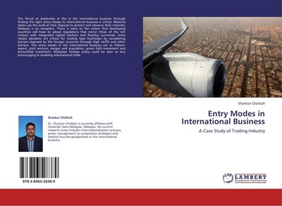Entry Modes in International Business Shankar Chelliah