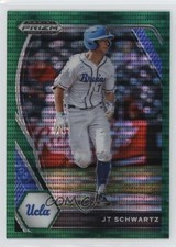 2021 Panini Prizm Draft Picks Green Pulsar Prizm JT Schwartz #PDP111 1hf6