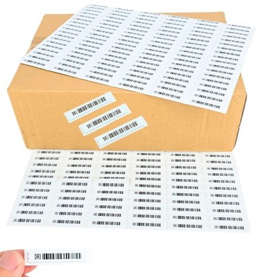 AM 58KHZ Security Labels 5000 Piece Sensormetic Compatible Mock Barcode EAS