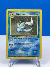 Pokemon TCG Vaporeon 12/64 Jungle Holo Rare 1999 English 80HP on eBay