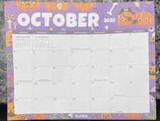Magnetic calendar 10x8 15 month seasons color