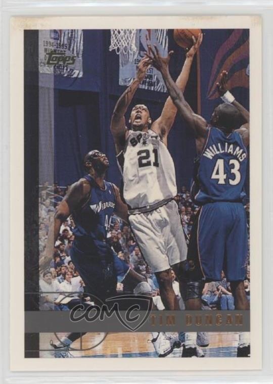 1997-98 Topps Tim Duncan #115 Rookie RC HOF qp4