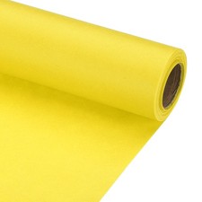 Wrapping Paper, 12" x 300"(25') 70 GSM Craft Paper Packing Paper Yellow