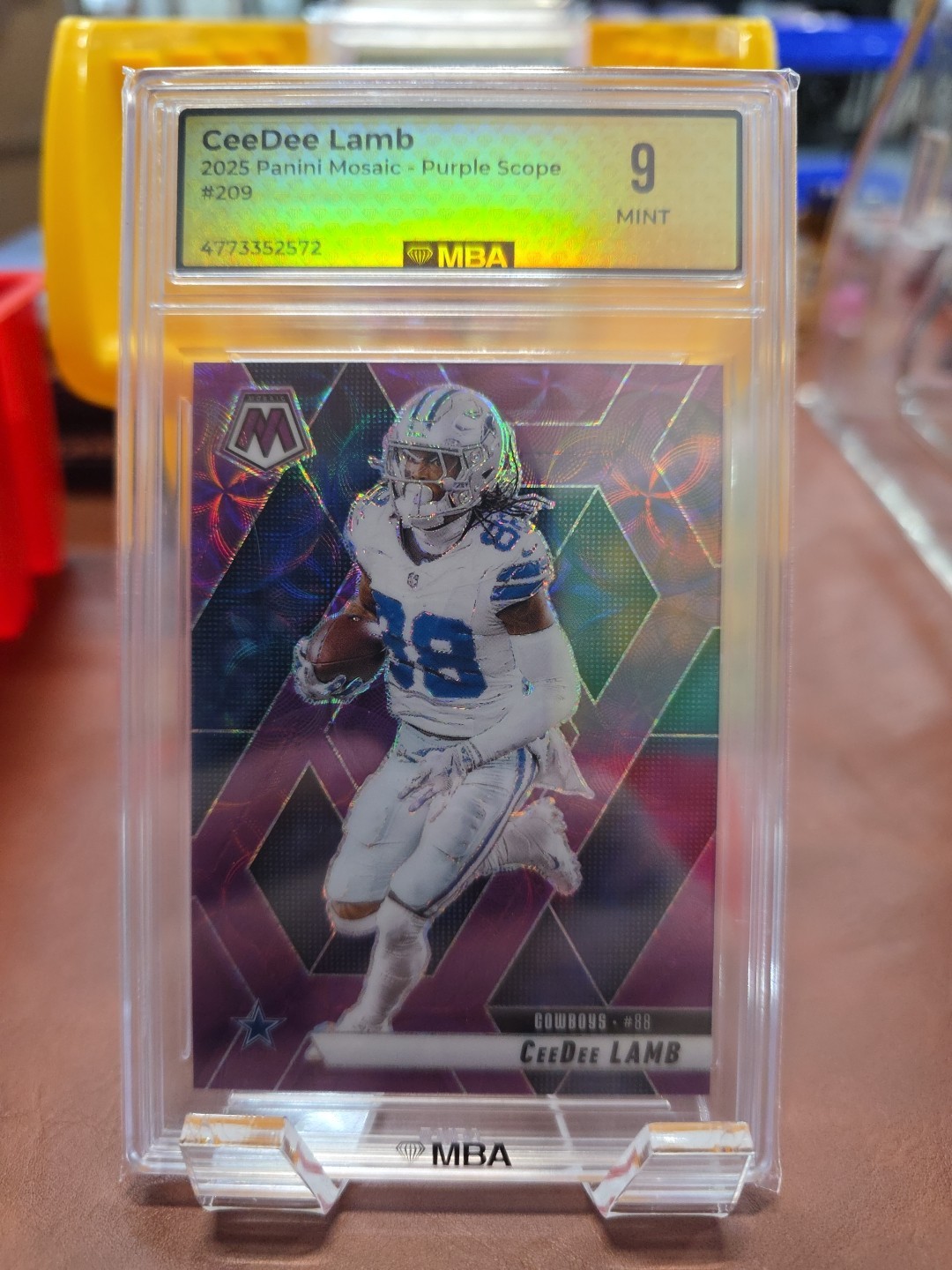 2025 Panini Mosaic - CeeDee Lamb #209 Genesis Mosaic MBA MINT 9