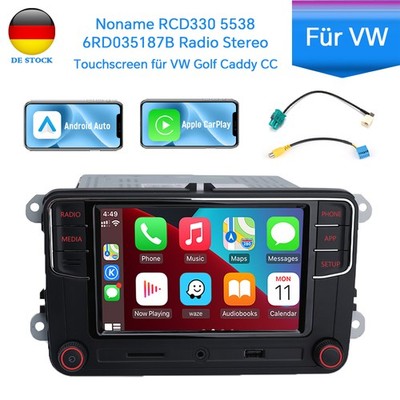 Für PQ VW Golf Polo CC Car Radio NONAME RCD330 RCD340G 187B Android Auto Carplay