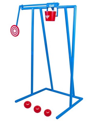 GoSports Splash Tower Water Dunk Game - Water Soaking Dunk Tank for Kids