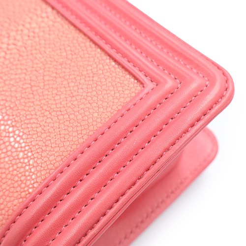 Used CHANEL A67085 Coco Mark Boy CHANEL Chain Garoucha Lambskin Pink 2WAY Should - Afbeelding 13 van 13