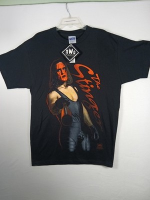 Men's WCW NWO The Stinger Print T-shirt 1998 Nwt Large  Wrestling Sting