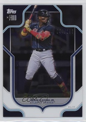 2023 Topps X J-Rod Silver Foil 44/199 Ronald Acuna Jr Ronald Acuña Jr #14 0m4q