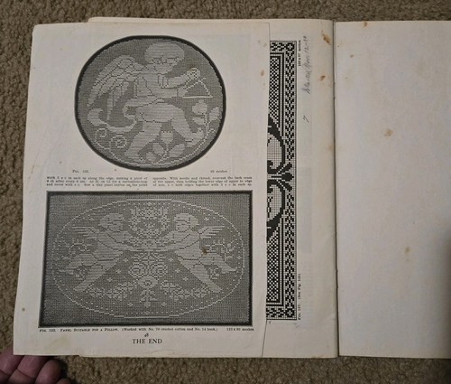 Lot of 6 Vintage Filet Crochet House of White Birches & Dover Needlework Books - Picture 15 of 15