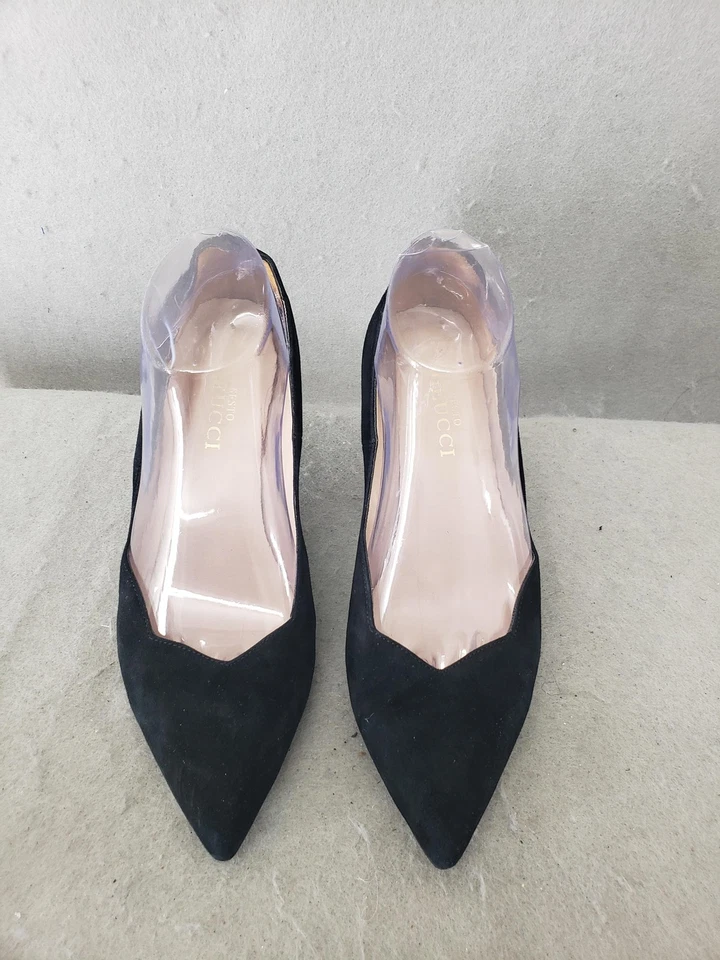 Женские замшевые туфли-лодочки Sesto Meucci 7,5 М с заостренным носком на шпильке - Изображение 2 из 4