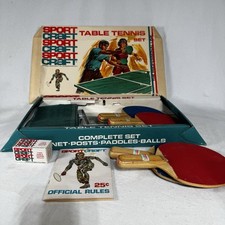 VTG 70 s Sportcraft Table Tennis Ping Pong Set Model 19073 w/ Original Box 1974