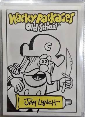 Wacky Packages Old School S1 2009 Jay Lynch Sketch Card-''Capn Crud''