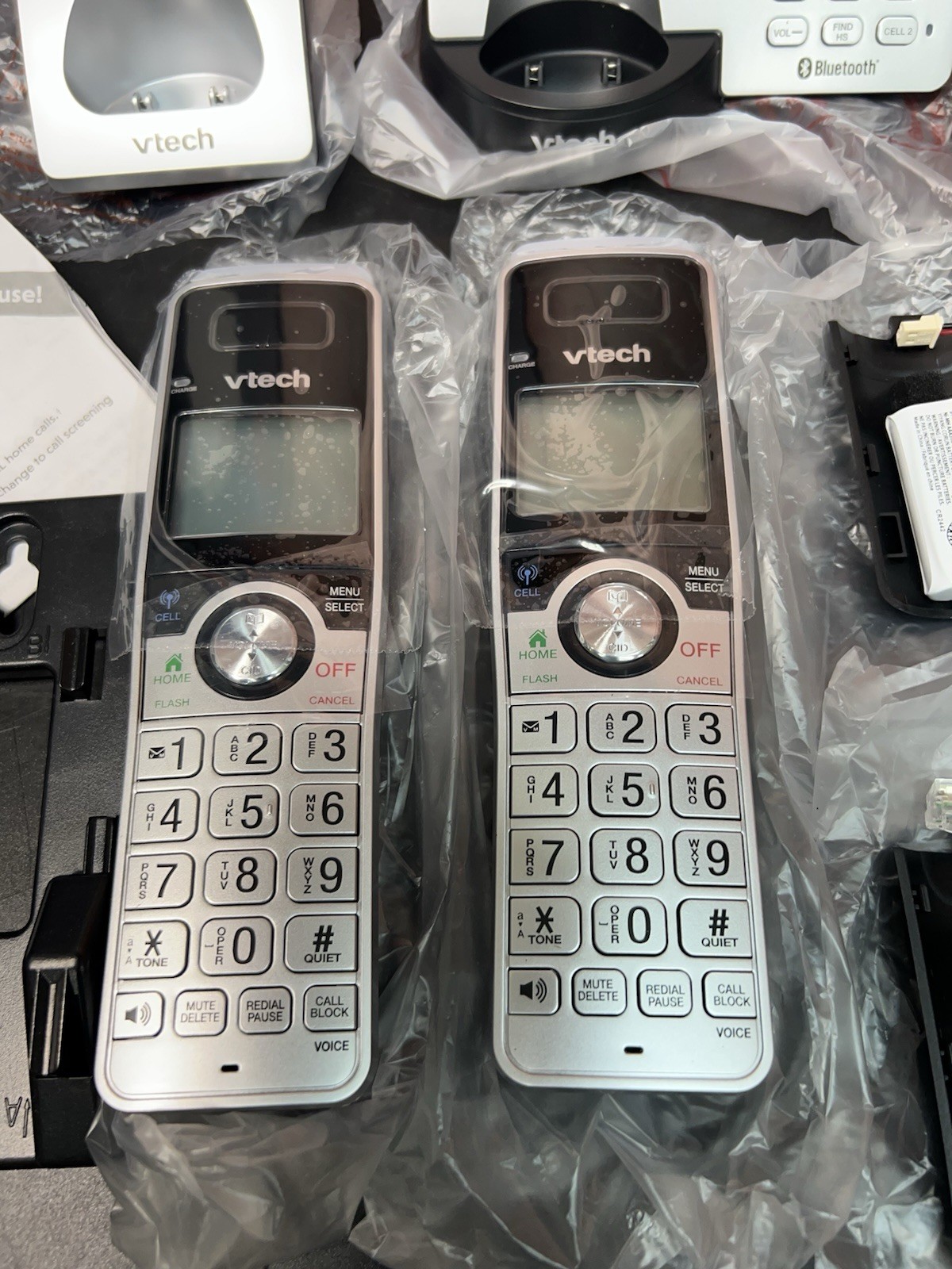 VTech IS8121-2 Long Range 2300ft Bluetooth Cordless Phone 2 Handsets Answering