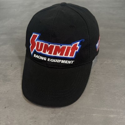 Summit Racing Hat Black White Red Motorcross Dirtbike MX ATV Quad Truck Buggy