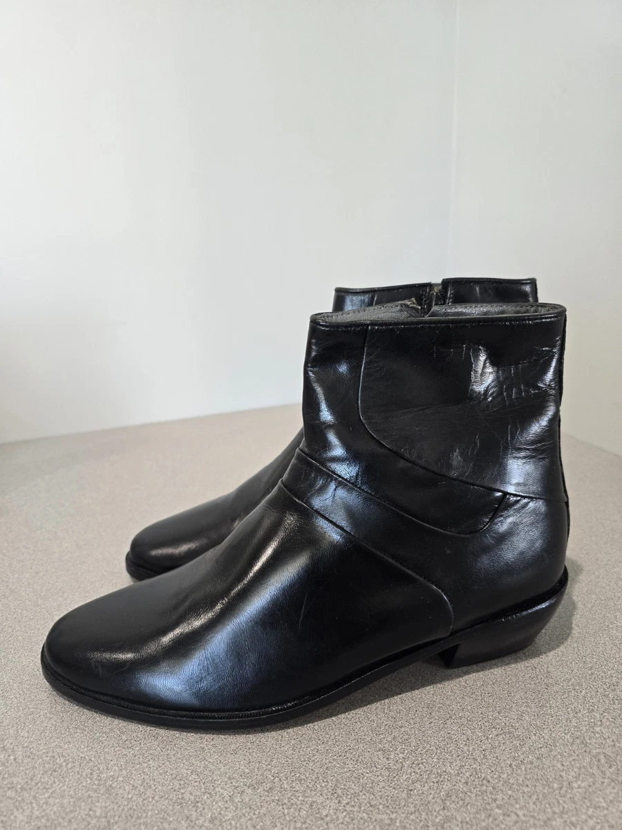 David Taylor Mid Ankle Boots Black Leather Style 74076 Men\'s 9 D (CUBAN HEEL) David Taylor | Shoes | David Taylor Mens Black Leatherankle  main image 4