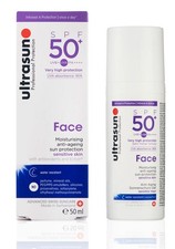 Image of Ultrasun Face Anti-Ageing Sun Protection SPF 50+ 50ml Sensitive Skin Sunscreen