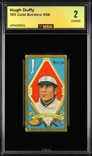 1911 Gold Borders Hugh Duffy #58 MBA 2