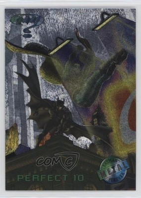 1995 Fleer Metal Batman Forever Silver Flasher Batman Perfect 10 #86 01v6
