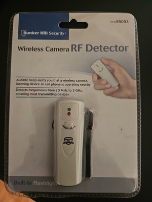 Bunker Hill Security Wireless Camera RF Detector with Built-in Flashlight - Mode