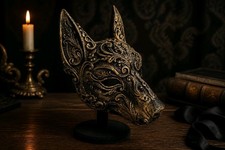 Maschera barocca Doberman Royal Masquerade maschera decorativa da esposizione