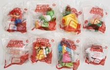 2017 McDonald's Super Mario Happy Meal Toys Complete Set of 8 NIP