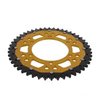 Kettenrad Alu Gold 48-ZäHne 525-Teilung FüR Yamaha MT-07 700 A ABS Bj. 2014-2018
