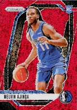 Melvin Ajinca 2024-25 Panini Prizm Red Sparkle Prizm RC #218