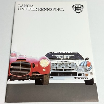 LANCIA RENNSPORT / 20p Prospekt / 1983 DE German / D23 RALLY 037 MARTINI RACING