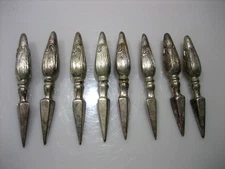 Vintage Corn on the Cob holders Vintage Silver Plate Set of 8 Italy