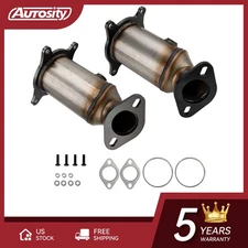 Pair Front Rear Catalytic Converter For Ford Edge 2007-2010 Mazda CX-9 2007-2015