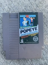 Popeye (NES) Video Game Cartridge Nintendo Arcade Classic Entertainment System