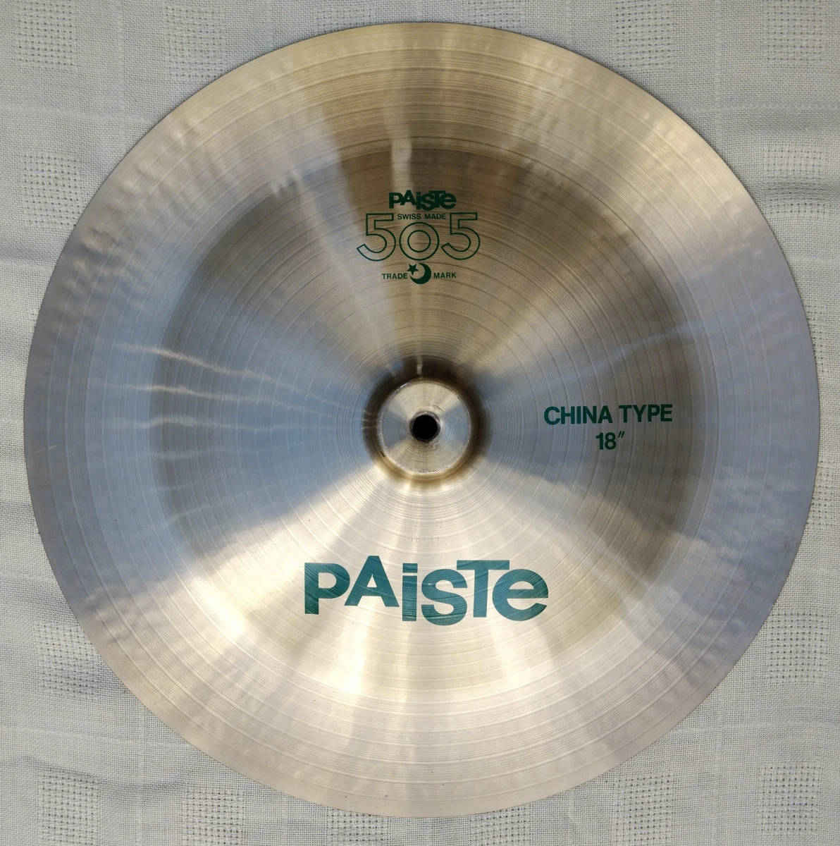 パイステの写真　H.K Paiste China Cymbals for sale | eBay