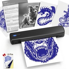 Brand-New Portable Thermal Printer Wireless for Travel 8.5" X 11" US Letter