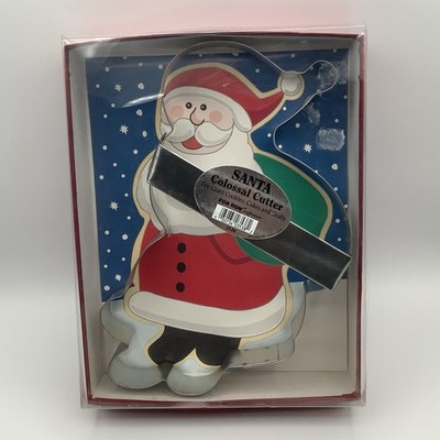 Vintage Fox Run 11.5'' Giant Colossal SANTA CLAUS Metal Christmas COOKIE Cutter