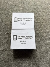 Two mighty max battery ML 10-12 12V10AH brand new in the box