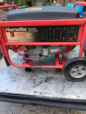 #ad #ad Homelite Portable Generator 5000W Running Power 6250W Surge Watts $450.00