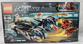 Lego 70162 Ultra Agents: Infearno Interception 100% COMPLETE Minifigs Box Manual
