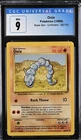 Onix Pokemon 1999 Base Set Unlimited 56/102 Graded CGC 9 Mint
