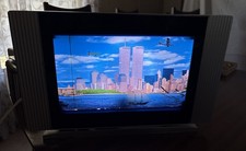 New York City Pre 911 Aquarium Screen Vintage